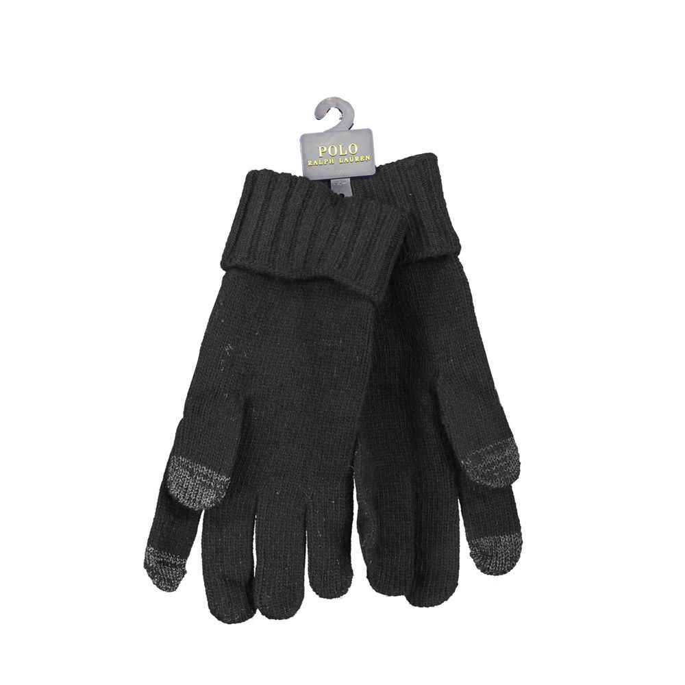 Ralph Lauren Black Wool Men's Glove
