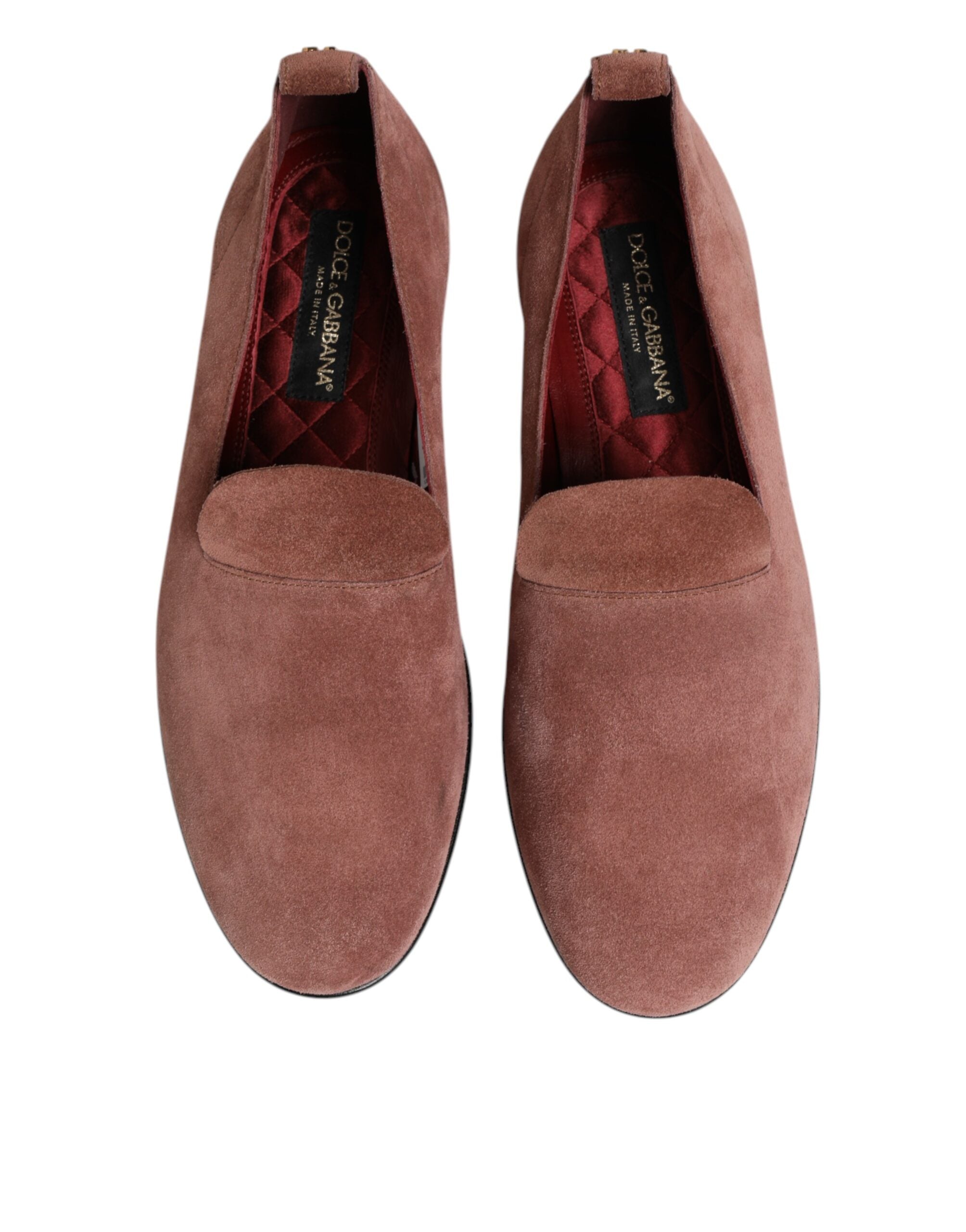 Pink Suede Loafers Formal Men Dress Shoes