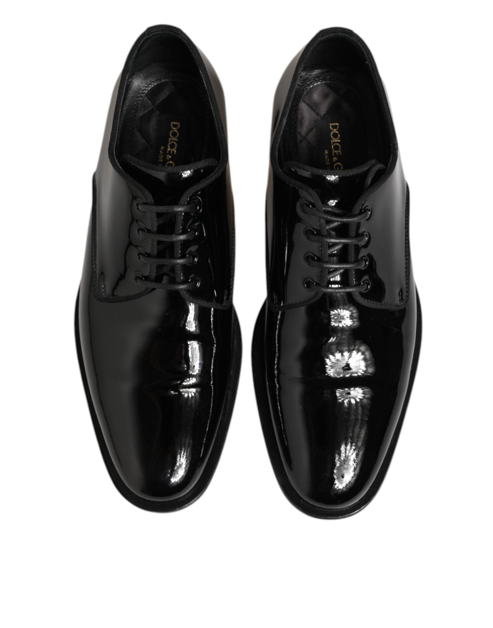 Black Leather Lace Up Derby Formal Dress Shoes