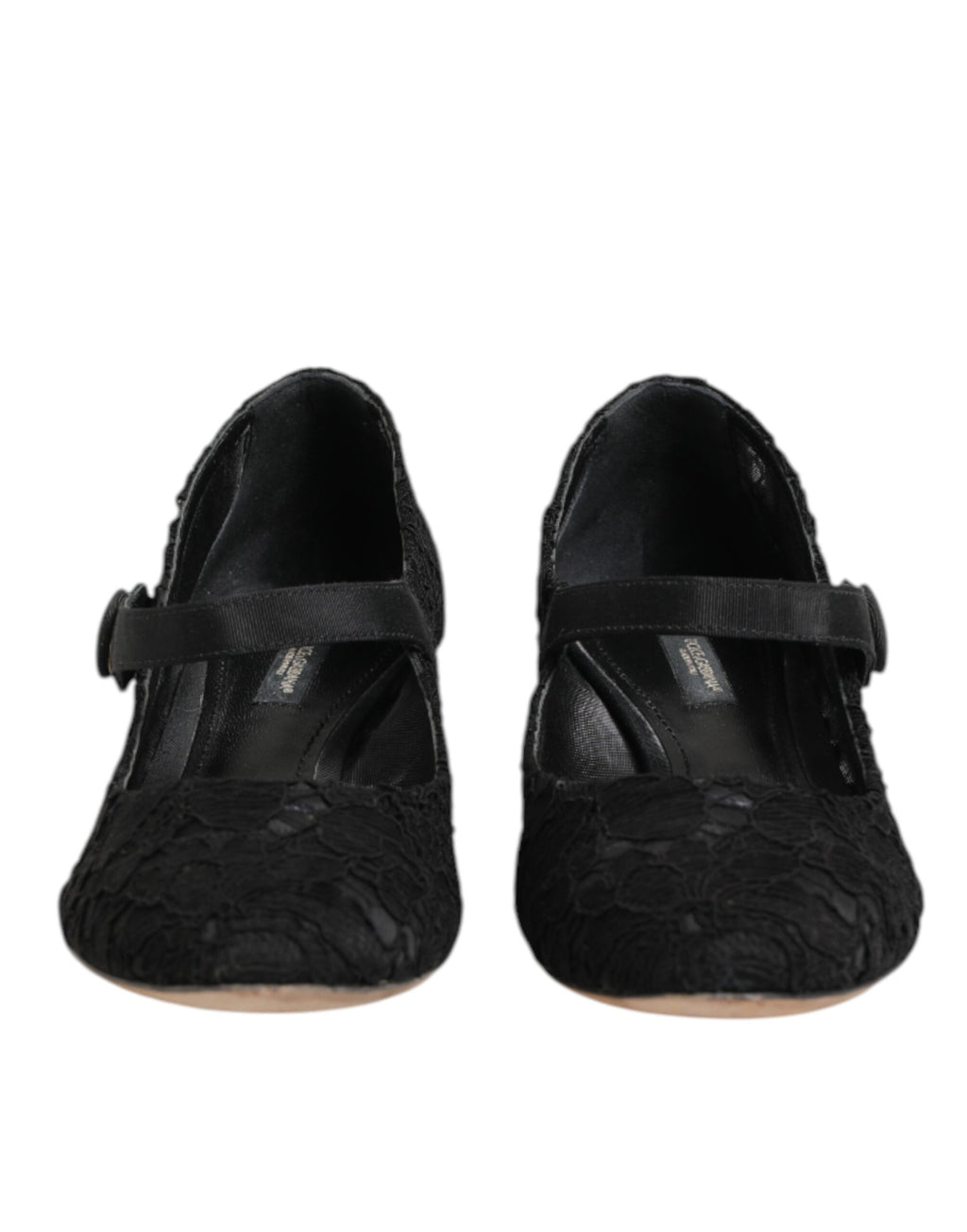 Black Vally Taormina Floral Lace Pumps Shoes