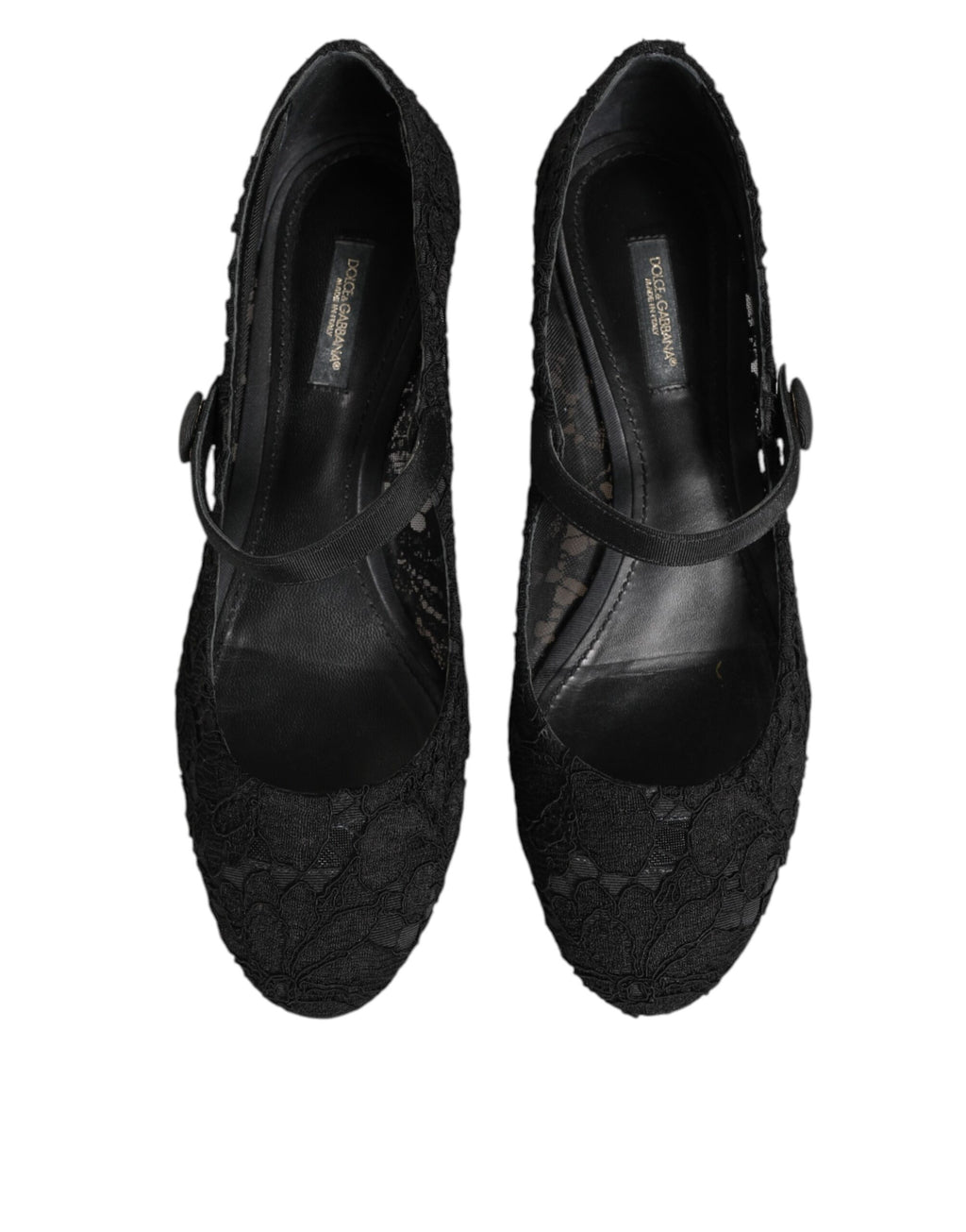 Black Vally Taormina Floral Lace Pumps Shoes