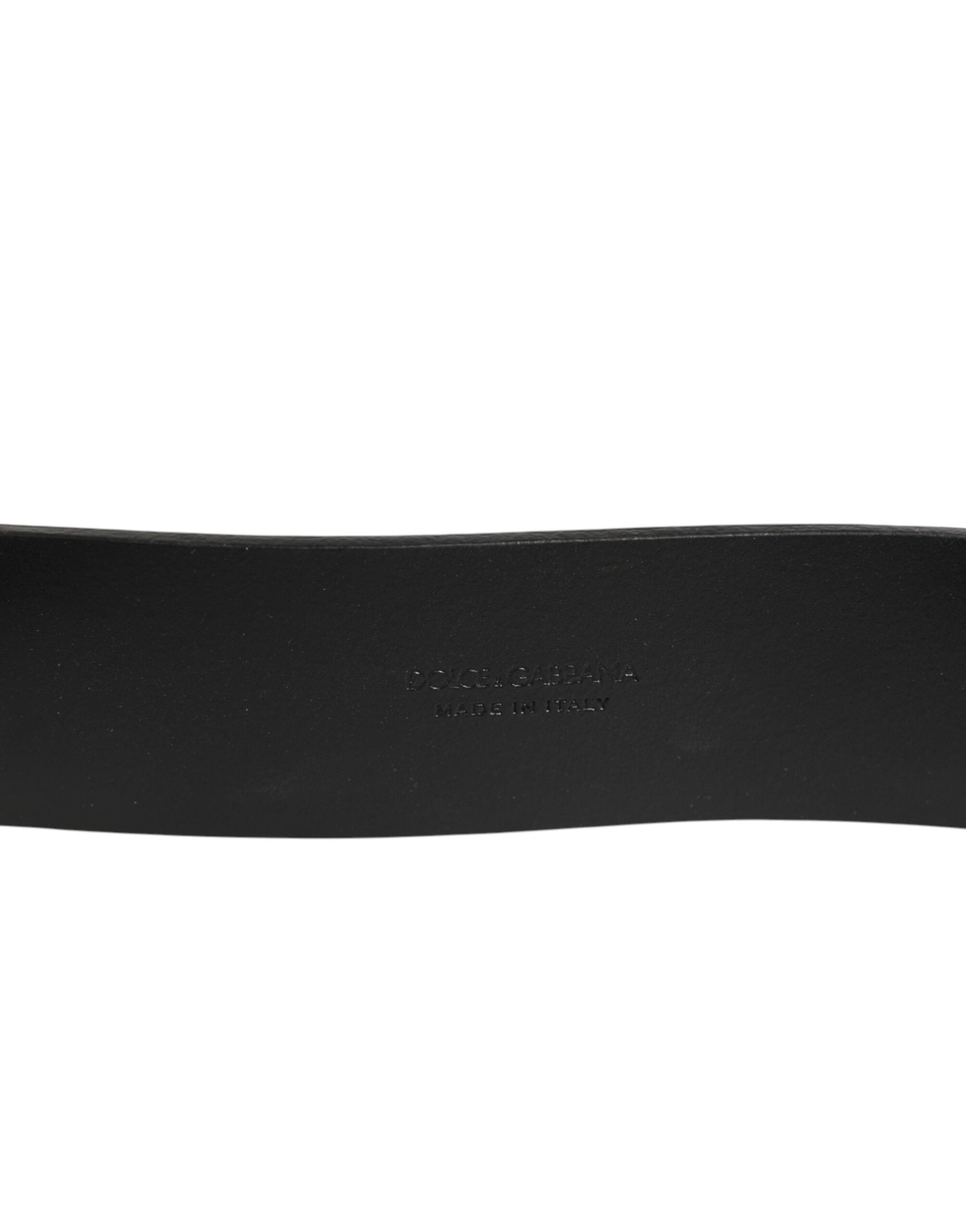 Brown Classic Gold Metal Logo Buckle Men  Belt