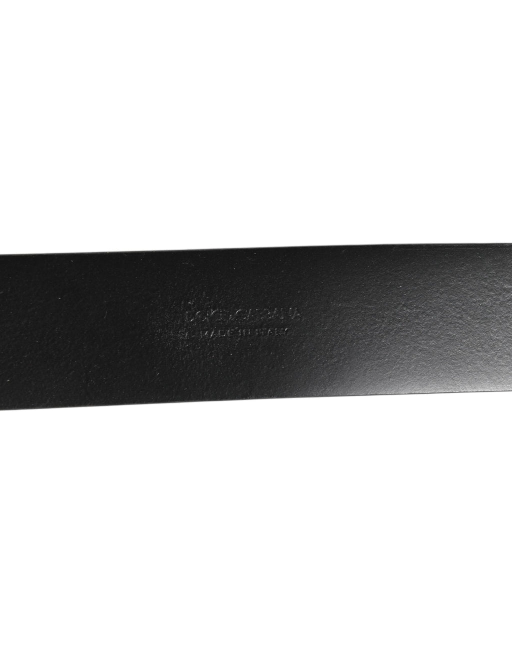 Black Leather Side Rings Brass Buckle Belt