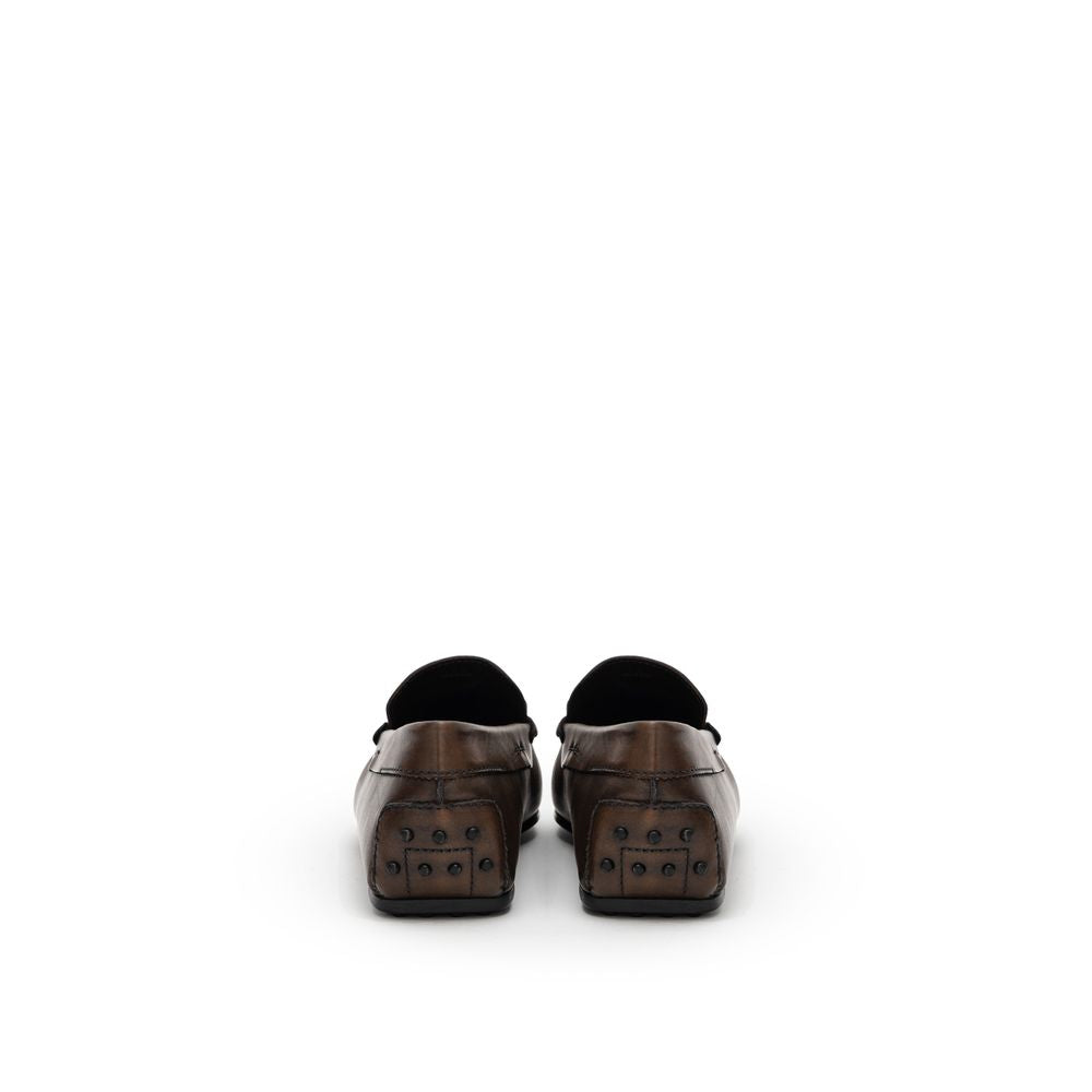 Brown Leather Moccassin