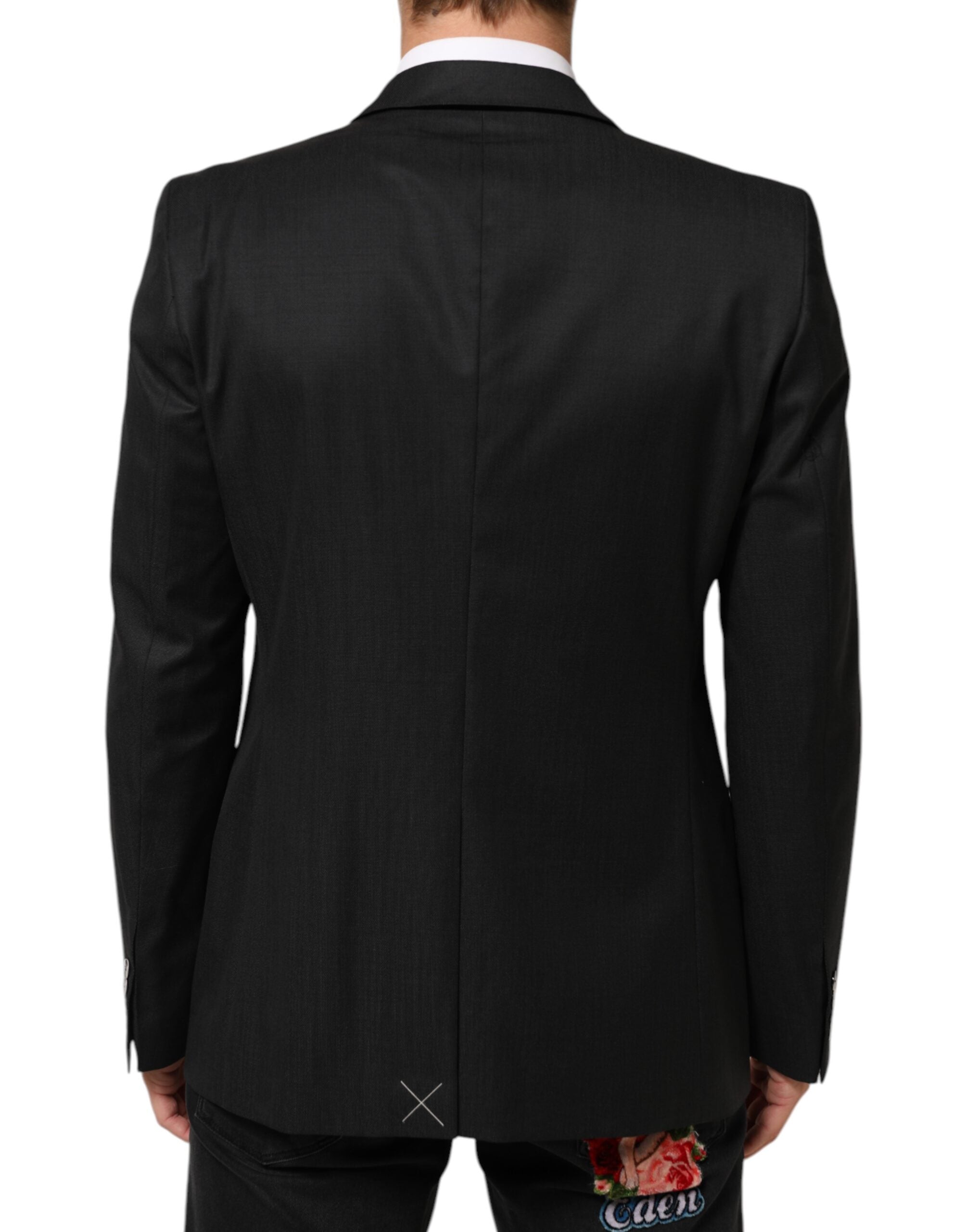 Black Single Breasted Men Coat MARTINI Blazer