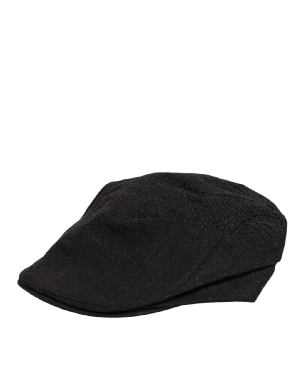 Black Cotton DG Logo Newsboy Cloth Capello Hat