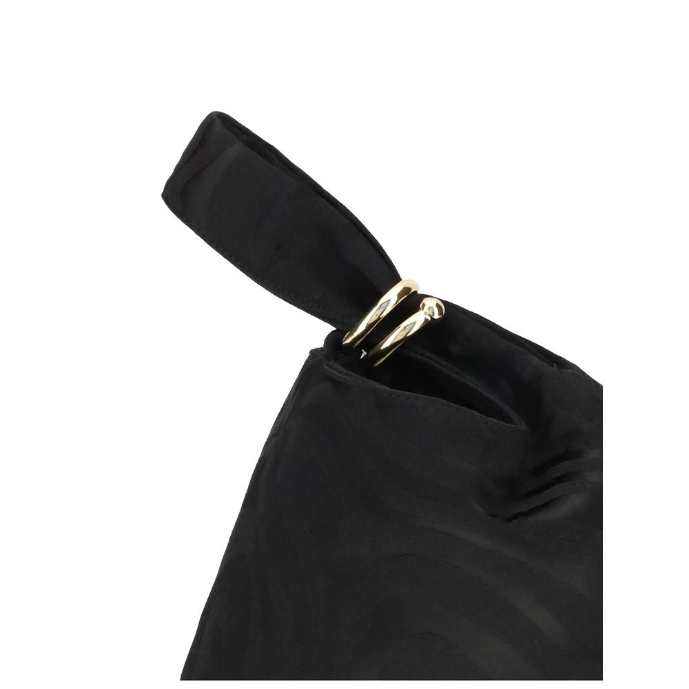 Emilio Pucci Black Silk Clutch Bag