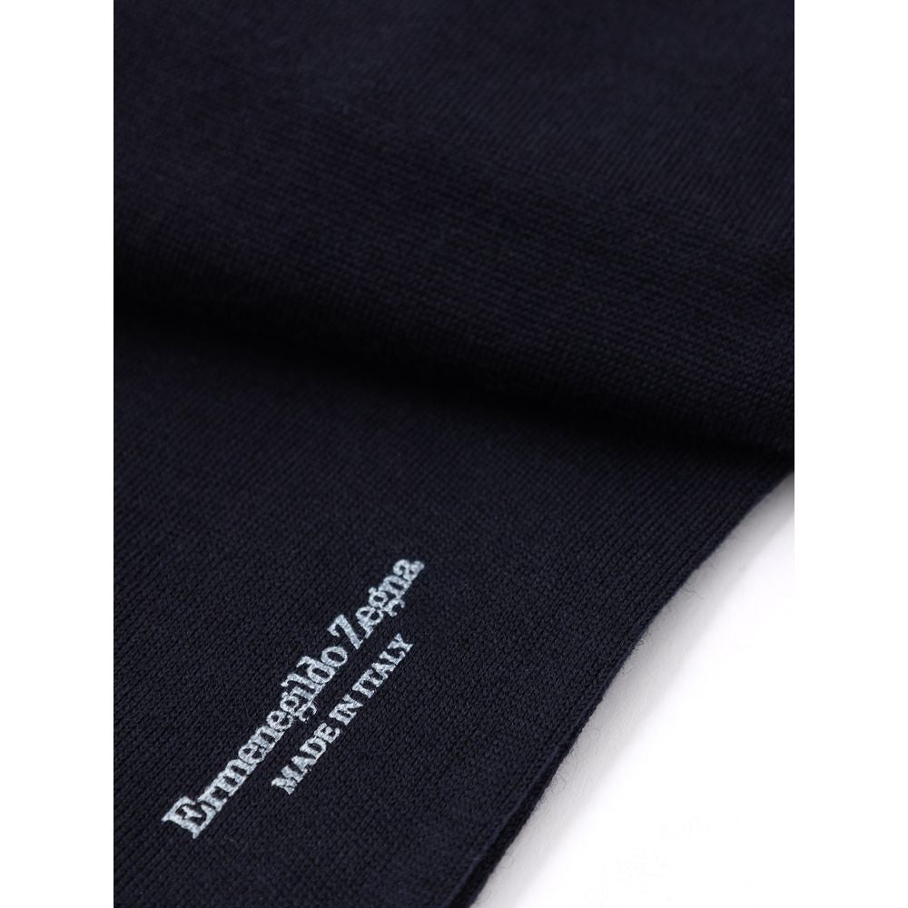 Blue Wool Socks