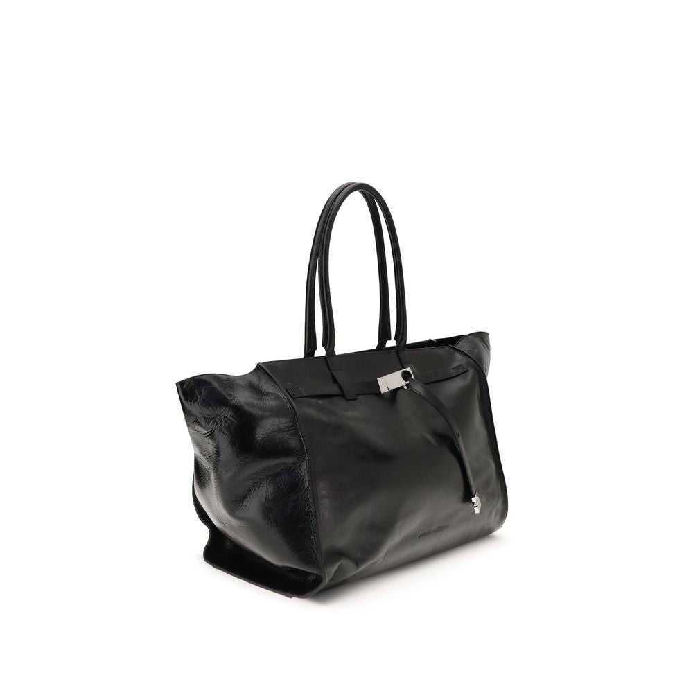 Benedetta Bruzziches Black Calf Leather Bos Taurus Shoulder Bag