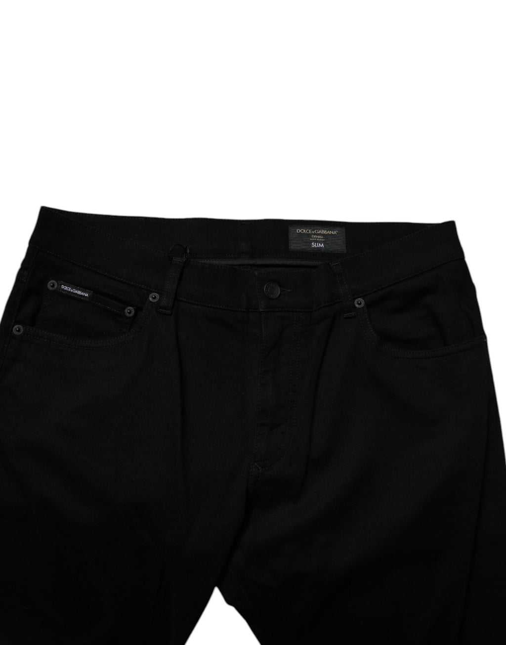 Black Cotton Stretch Skinny Men Denim Jeans