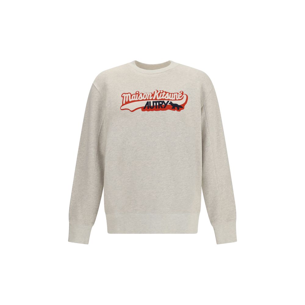Autry Gray Cotton Sweatshirt