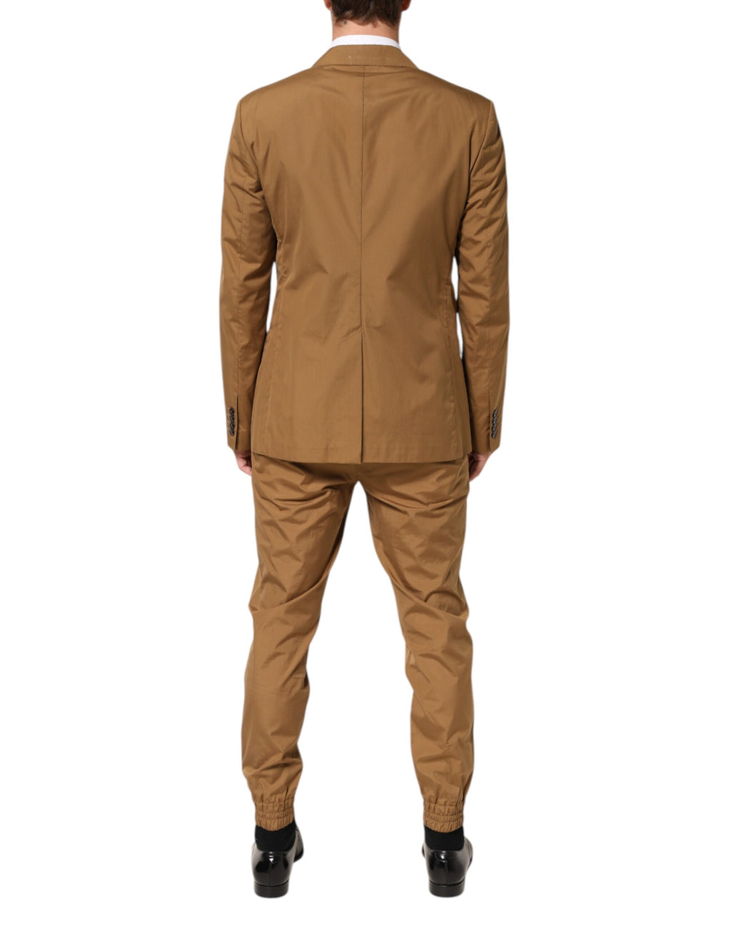 Brown TAORMINA Double-Breasted 2 Piece Suit