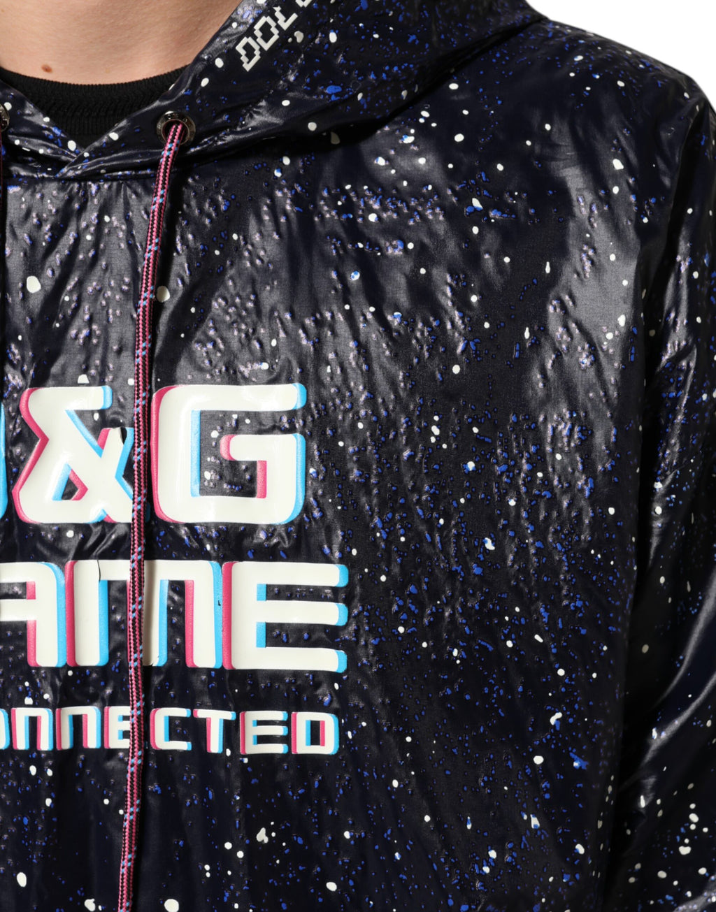 Blue D&G Game Hooded Men Sweatshirt Sweater