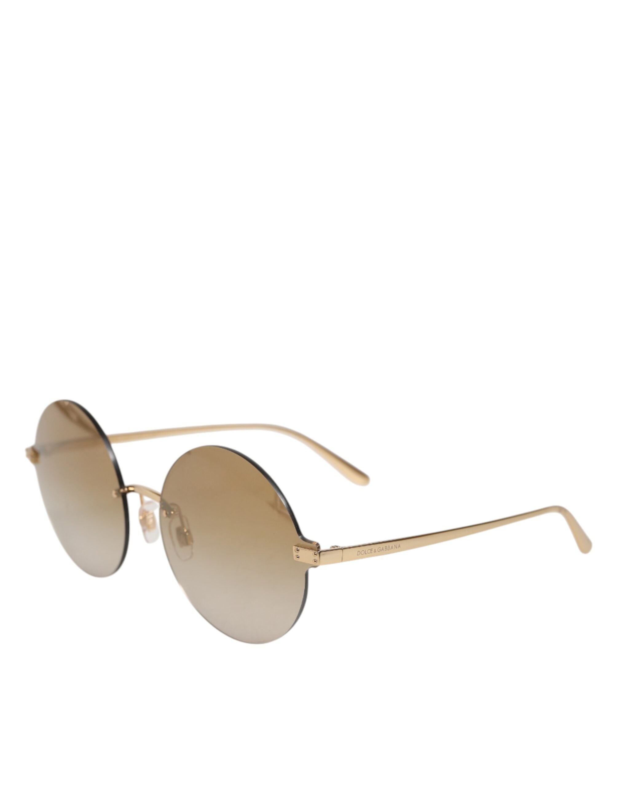 DG2228 Gold Plated Round Lenses Shades Eyewear Sunglasses