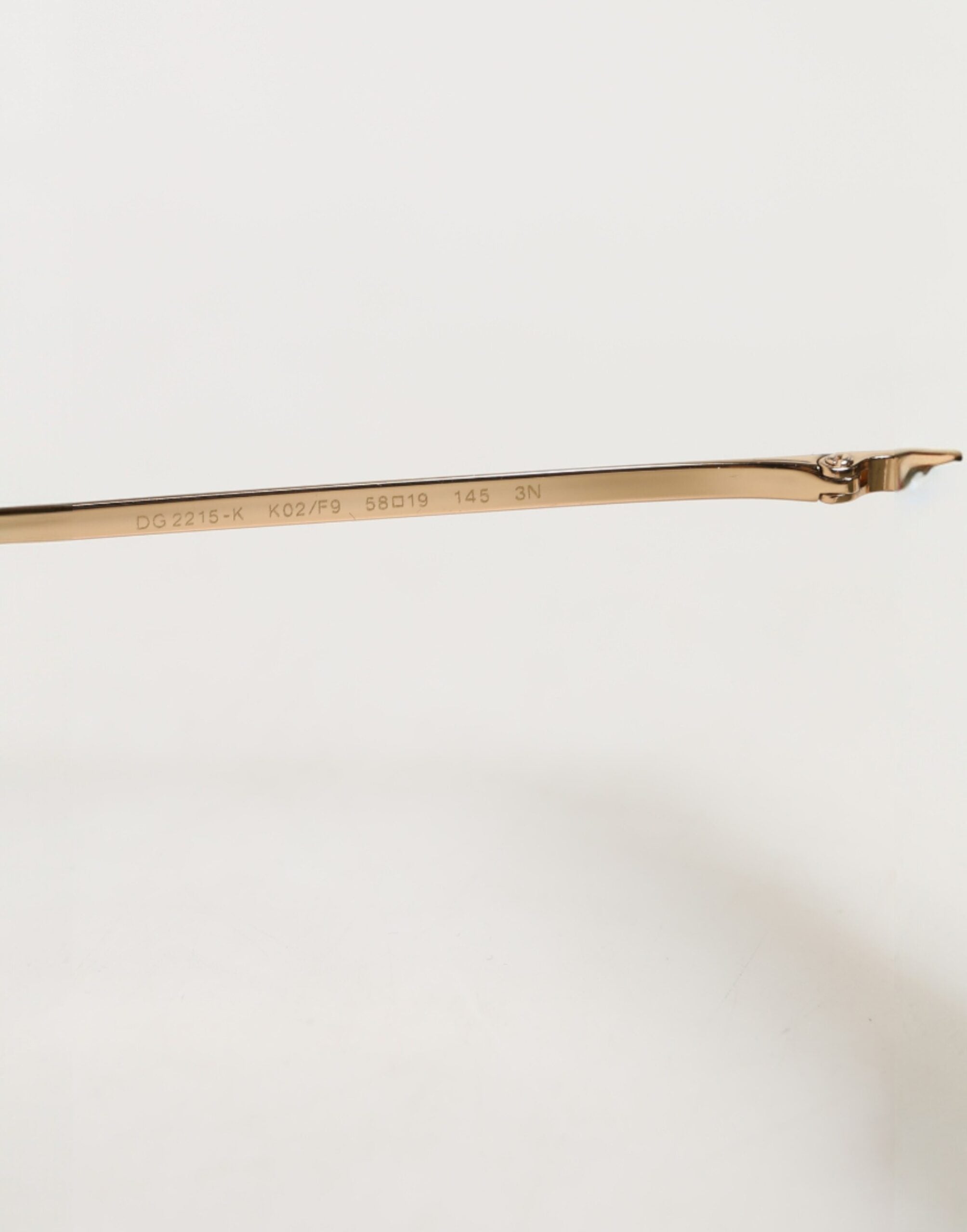 DG2215K Gold Plated Round Lenses Shade Eyewear Sunglasses