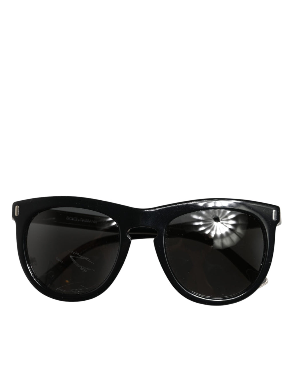 DG4281 Black Round Frame Full Rim Eyewear Sunglasses