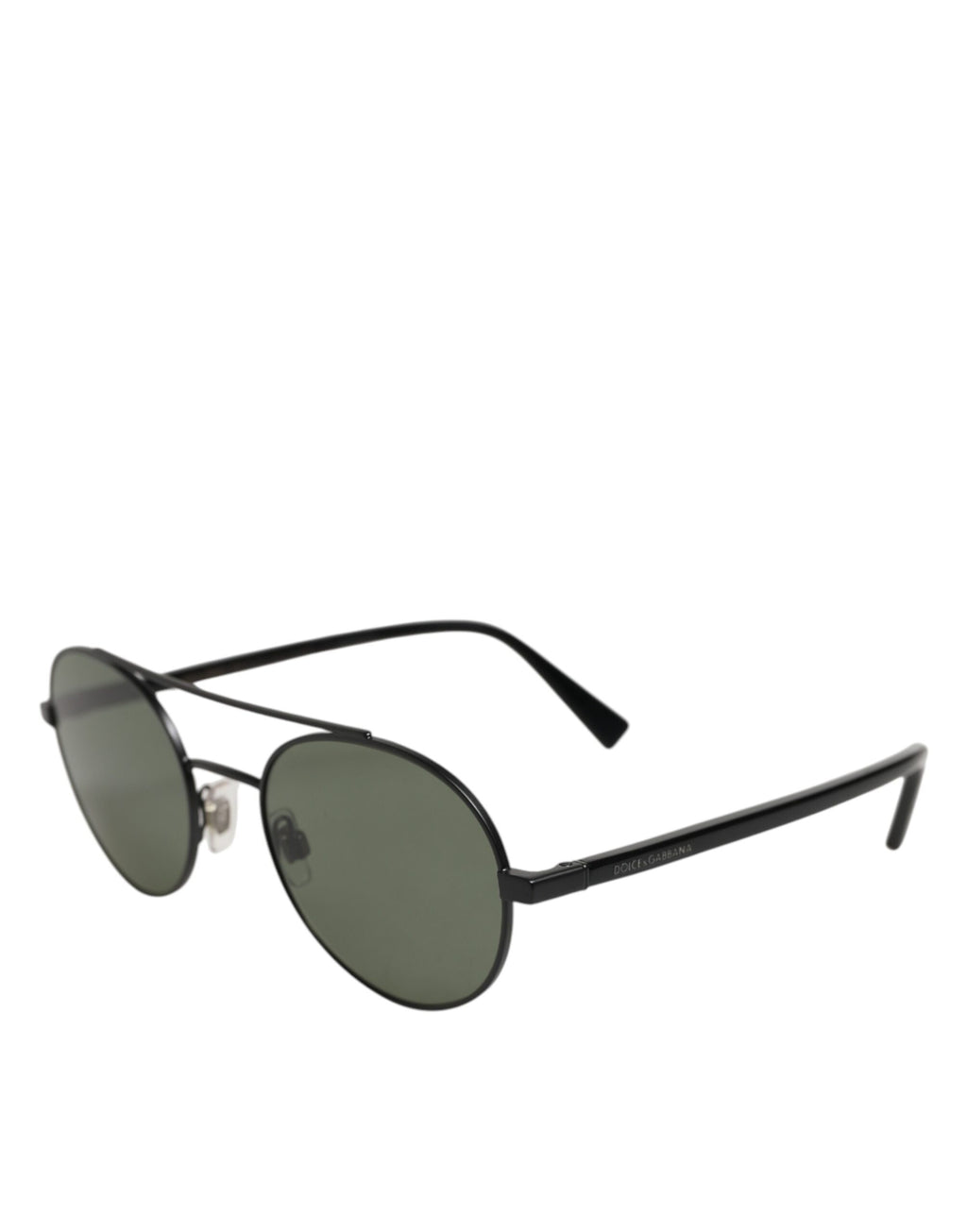 Matte Black Steel Frame Gray Lens Sunglasses