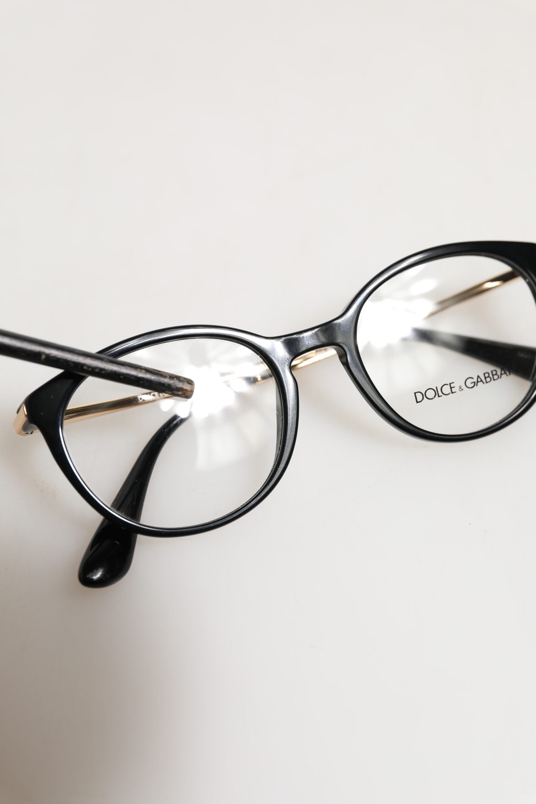 DG3242 Black Acetate Cat Eye Frame Eyeglass Reading Glass