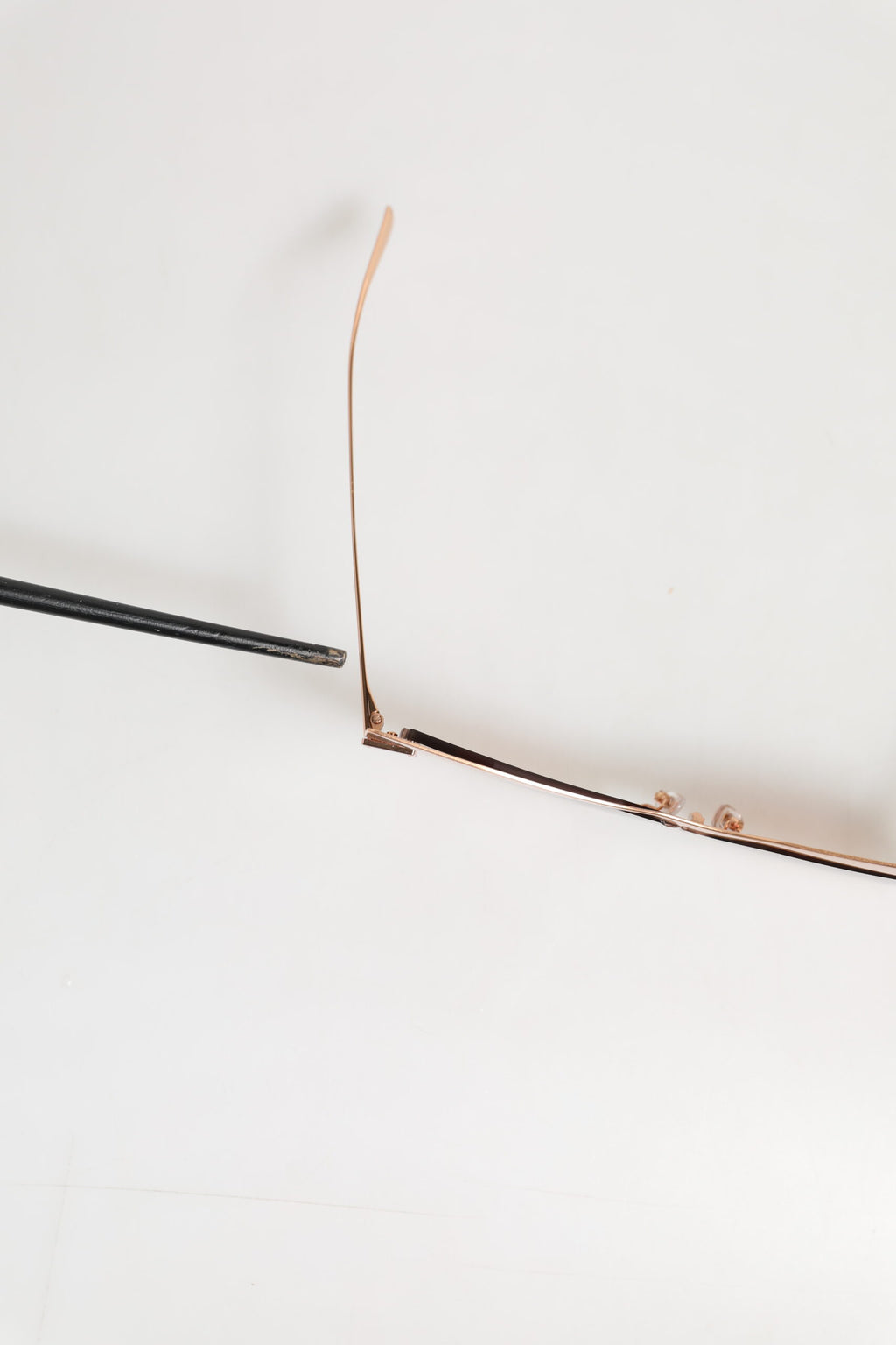 DG2224 Sand Rose Gold Cat Eye Irregular Frame Sunglasses