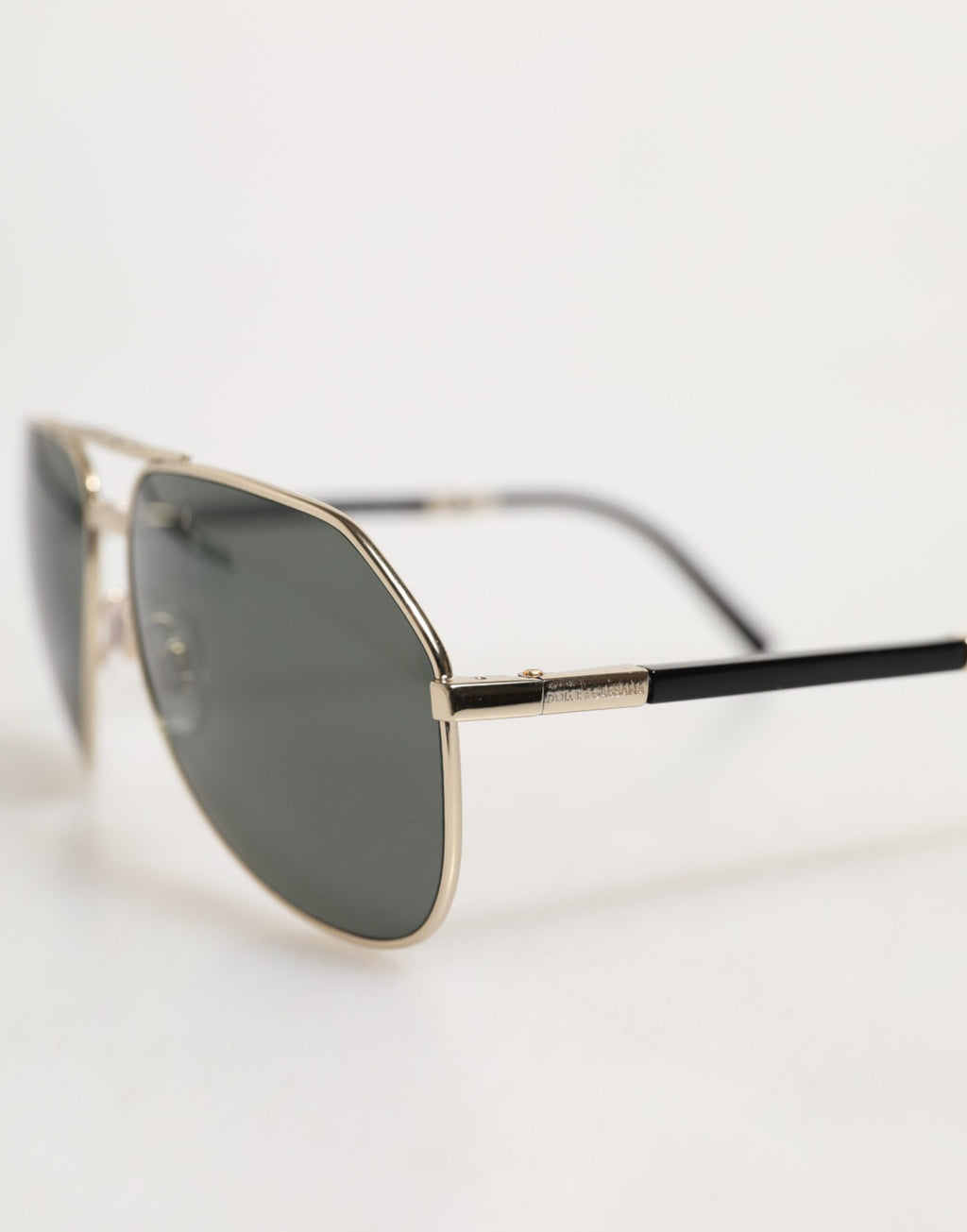 DG2106K Black Gold Plated Polarized MetalFrame Sunglasses