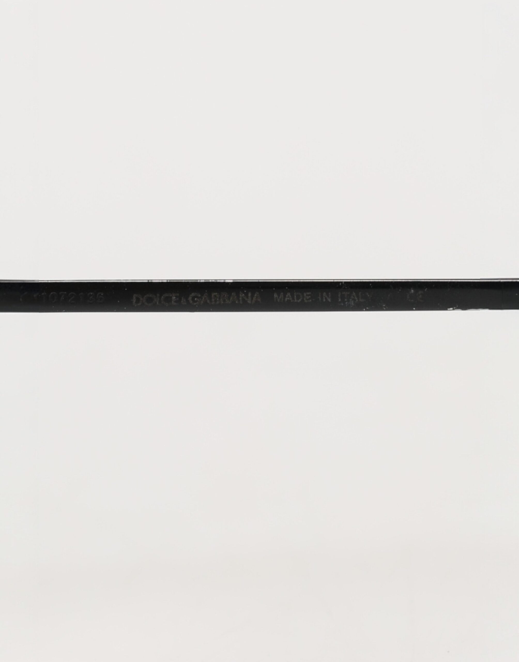 DG2225 Black Gold Lace Frame Brown Gradient Sunglasses