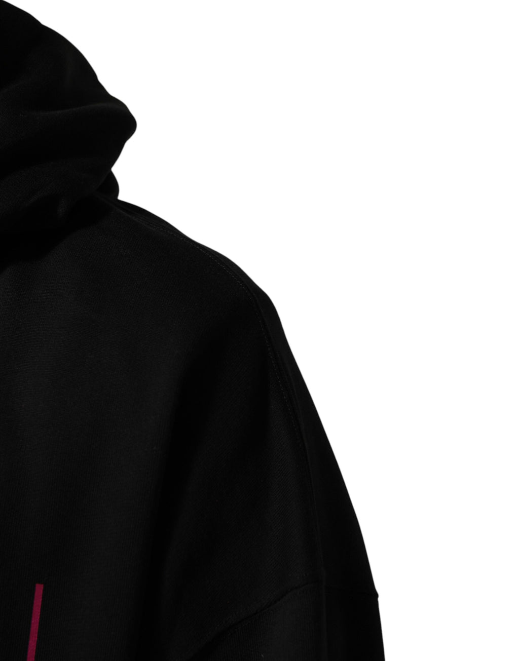 Black Printed Hooded Men Sweatshirt Sweater