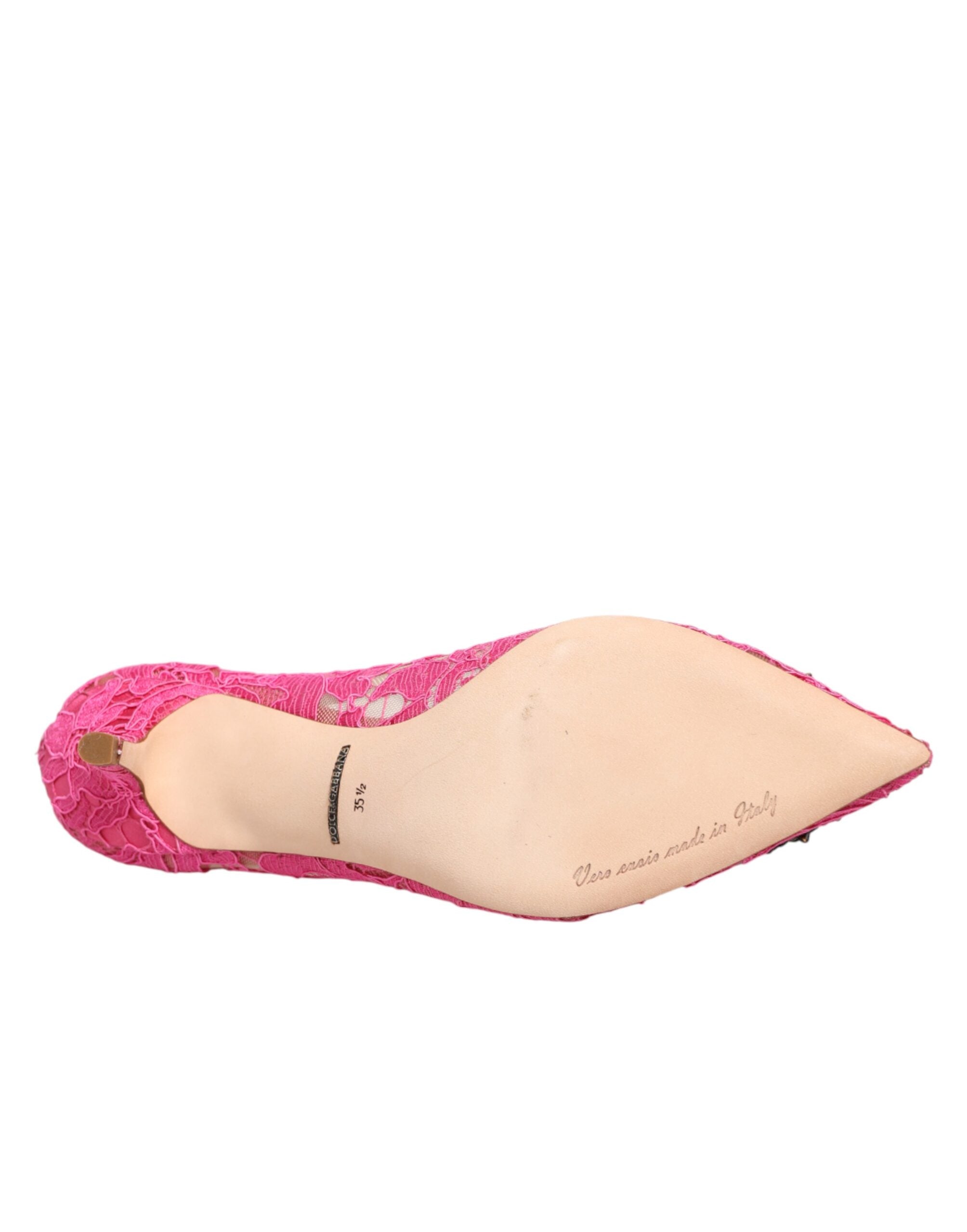 Pink Taormina Lace DEVOTION Pumps Shoes