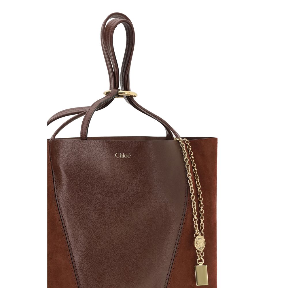 Chloé Brown Calf Leather Bos Taurus Shoulder Bag