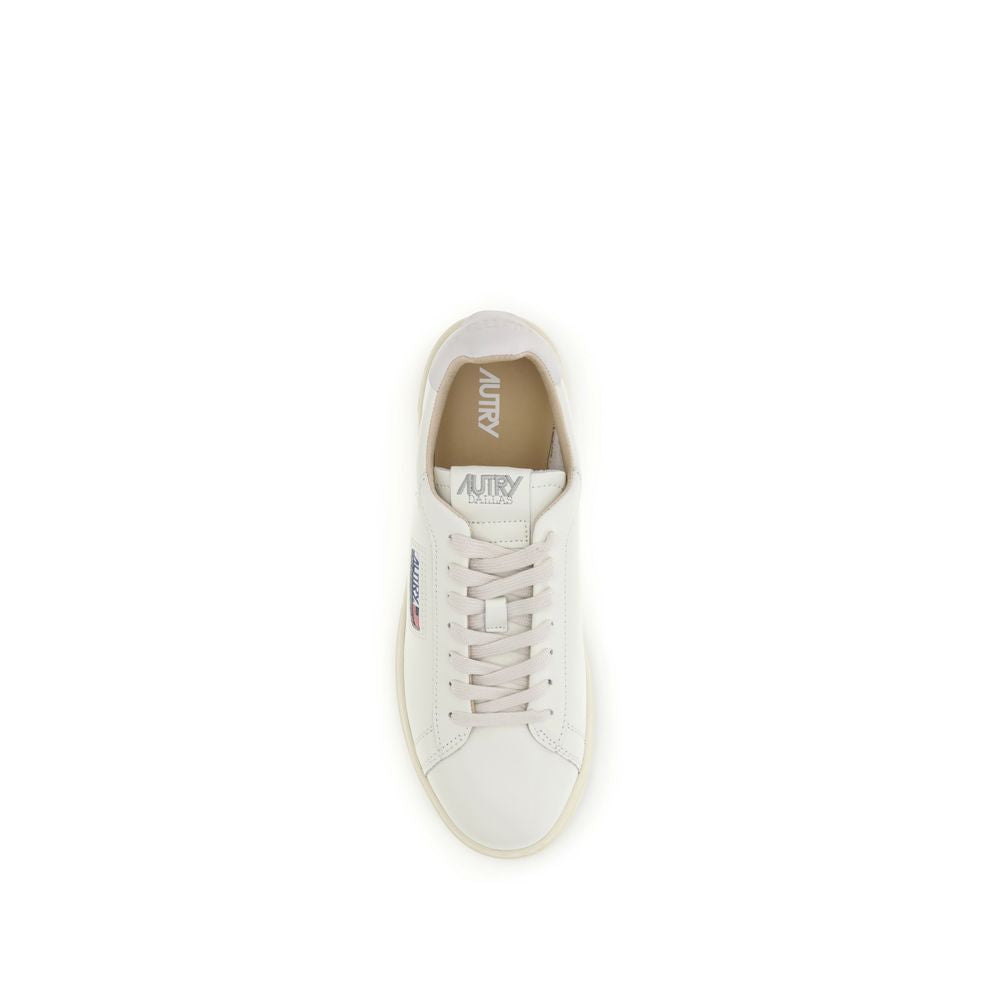 Autry White Rubber Low Top Sneakers