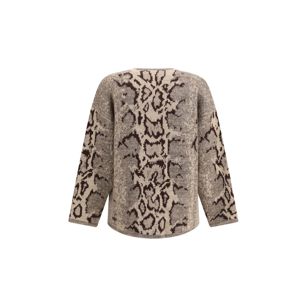 Animalier Cashmere Cardigan