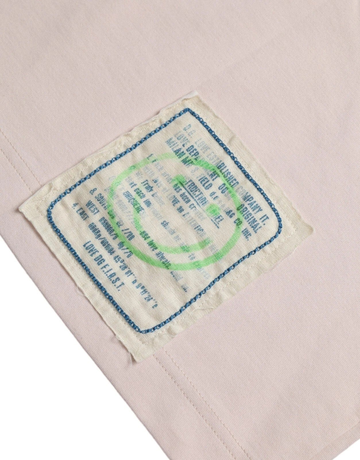 Beige Cosmic Love Cotton Crew Neck T-shirt