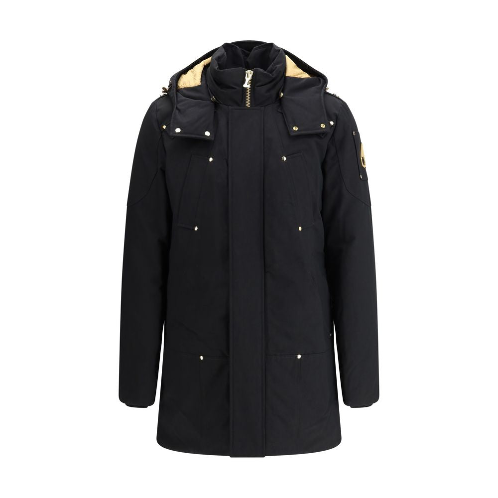 Black Cotton Parka